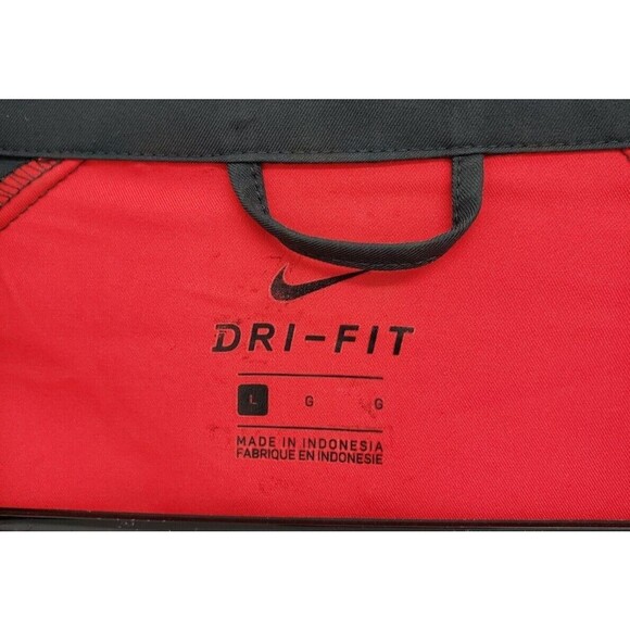 Nike Dri fit Red Full Zip Lightweight Jacket Size Boys Large Houston Basketball - Picture 5 of 7